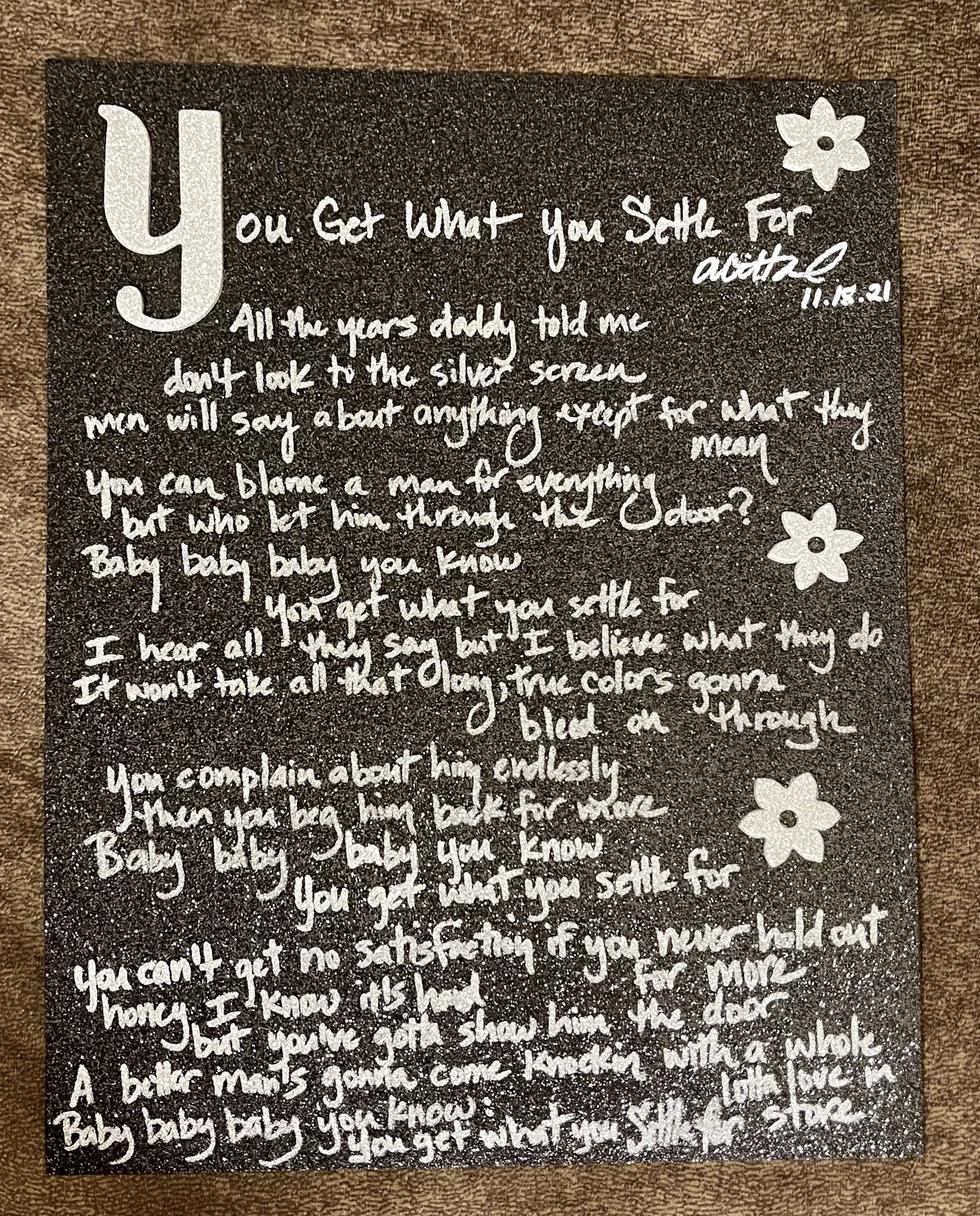 Hand-written Lyric