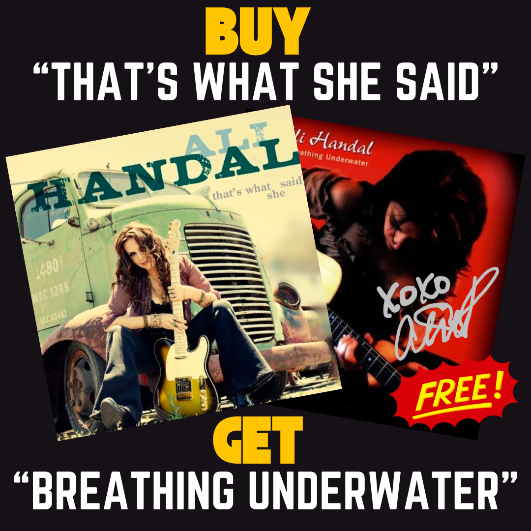 Buy "That's What She Said" --> get "Breathing Underwater" SIGNED & FREE