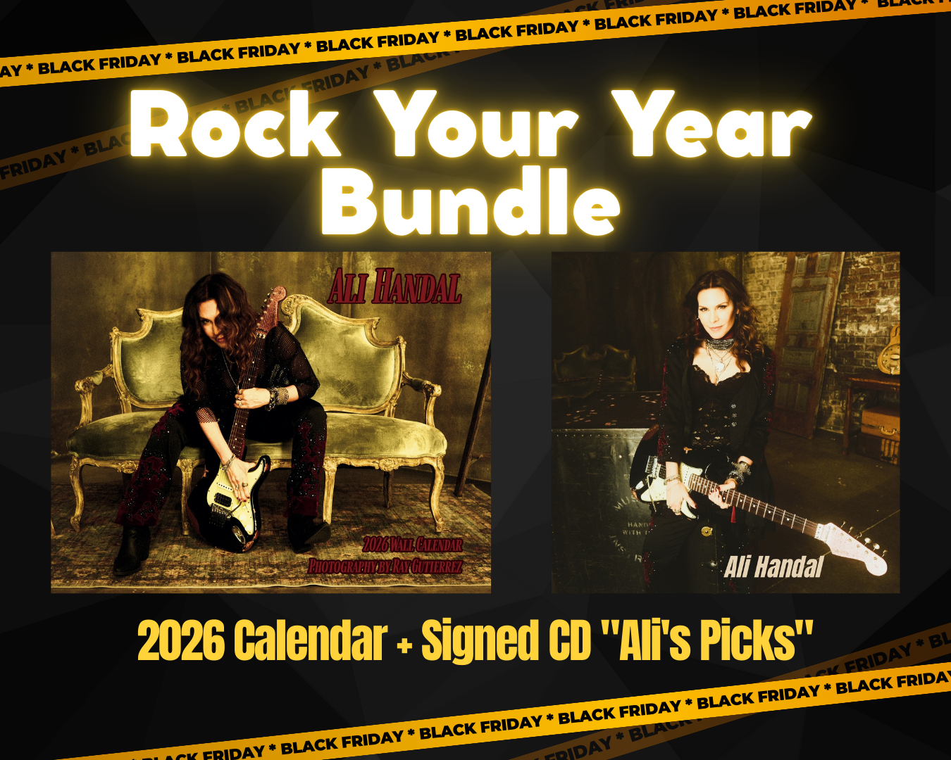 Rock Your Year Bundle ~ Calendar + Signed CD "Ali's Picks"