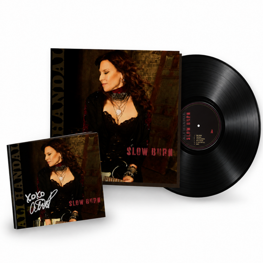 Slow Burn Signed CD + Black Vinyl