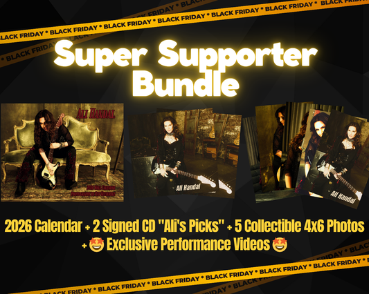 Super Supporter Bundle ~ Wall Calendar + 5 Signed Photos + 2 Signed CDs + Exclusive Bonus Videos